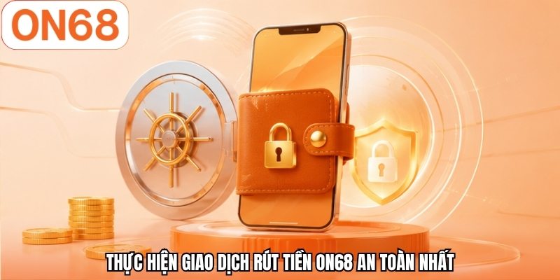 Thực hiện giao dịch rút tiền ON68 an toàn nhất