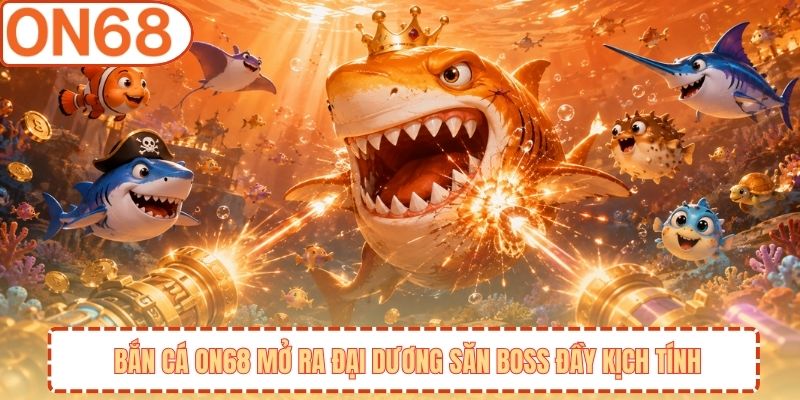 Bắn Cá ON68 Mở Ra Đại Dương Săn Boss Đầy Kịch Tính