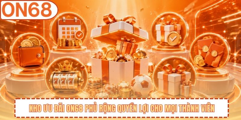 Kho Ưu Đãi ON68 Phủ Rộng Quyền Lợi Cho Mọi Thành Viên